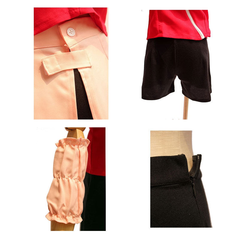 Anime Naruto Haruno Sakura Ninja Set Cosplay Costume - Cosplay Clans