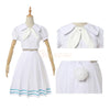 Anime Beastars Haru White Dress Cosplay Costume - Cosplay Clans