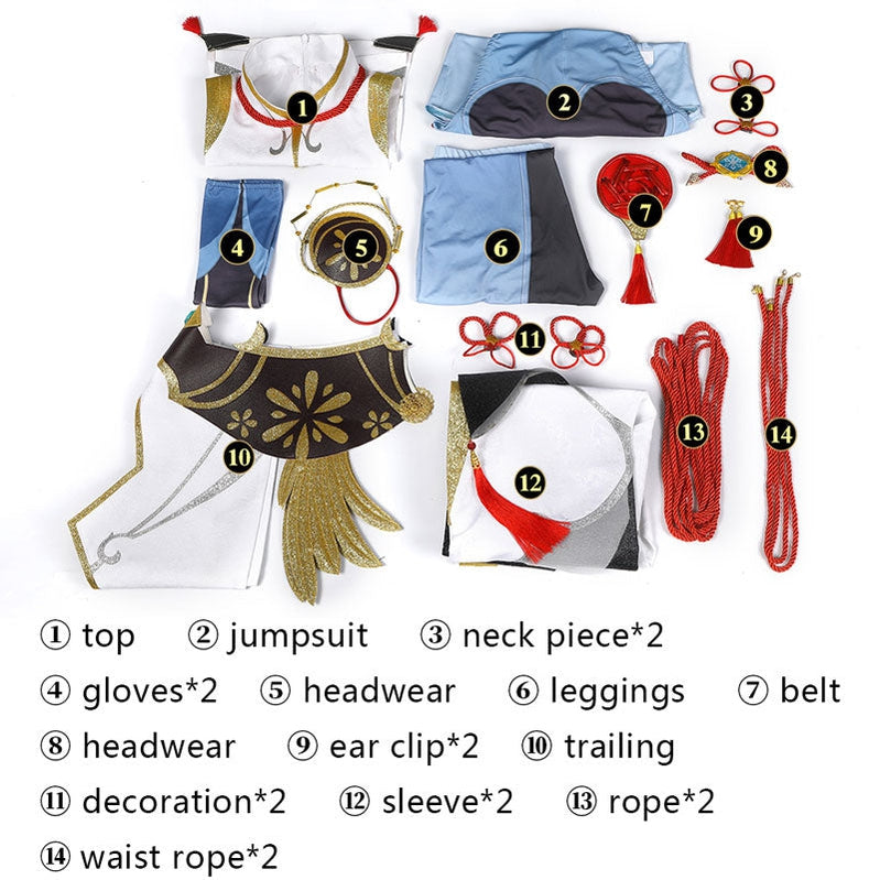 Genshin Impact ShenHe Cosplay Costumes