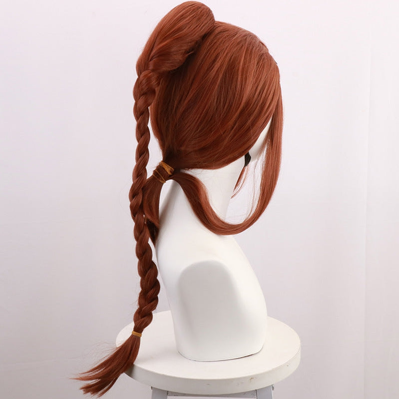Anime Avatar: The Last Airbender Katara Brown 80cm Cosplay Wig - Cosplay Clans