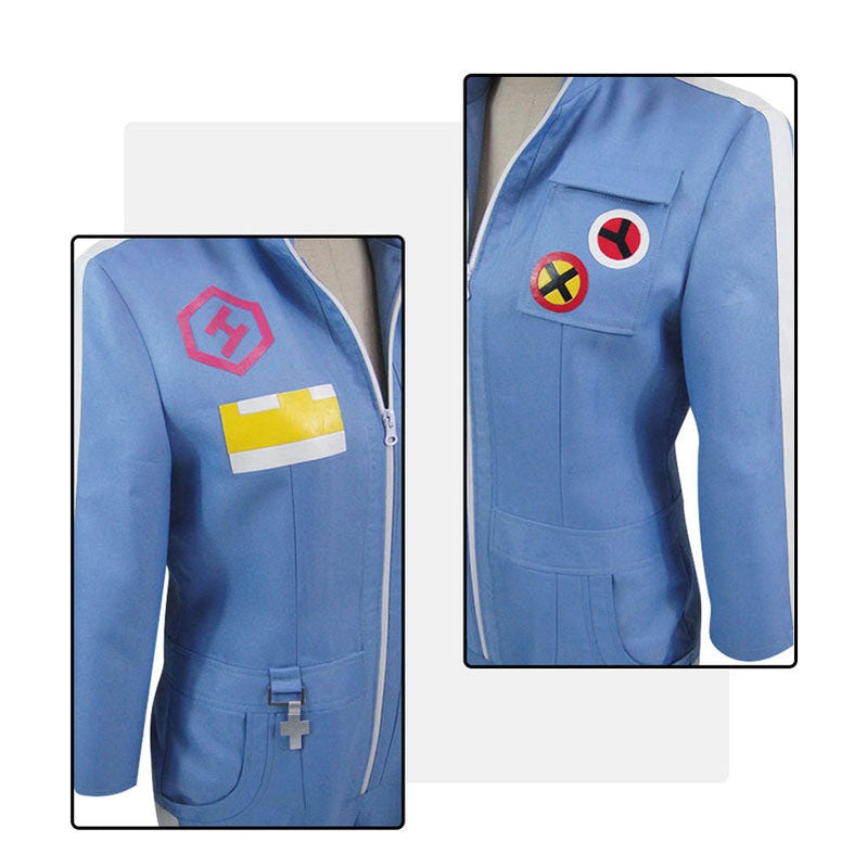 Anime Danganronpa 2: Goodbye Despair Kazuichi Souda Blue Uniform Cosplay Costumes - Cosplay Clans