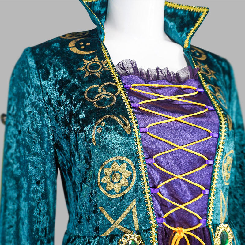 Hocus Pocus 2 Winifred Sanderson Cosplay Costumes For Sales Cosplay Clans Hocus Pocus 2 Winifred Sanderson Cosplay Costumes For Sales Cosplay Clans