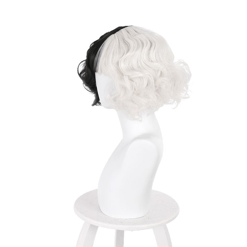 Cruella De Vil  Cosplay Wigs