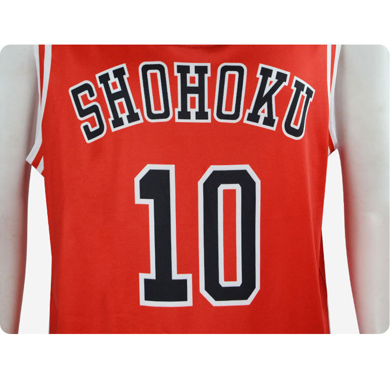 Anime Slam Dunk Hanamichi Sakuragi Basketball Uniform Cosplay Costumes