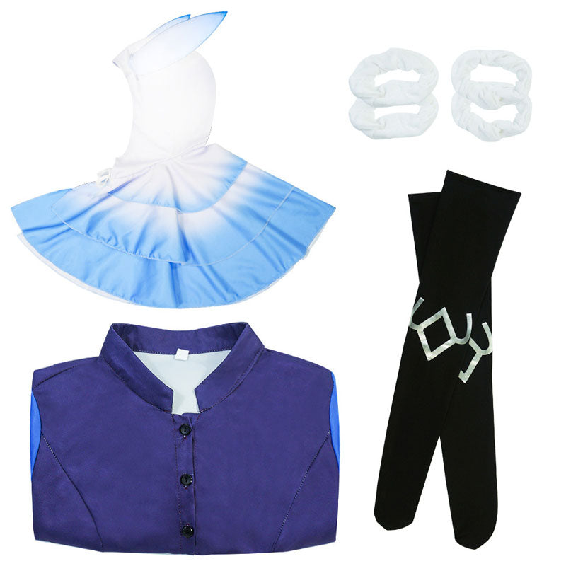 Game Genshin Impact Mago Del Abismo Cryo Hydro Cosplay Costumes - Cosplay Clan