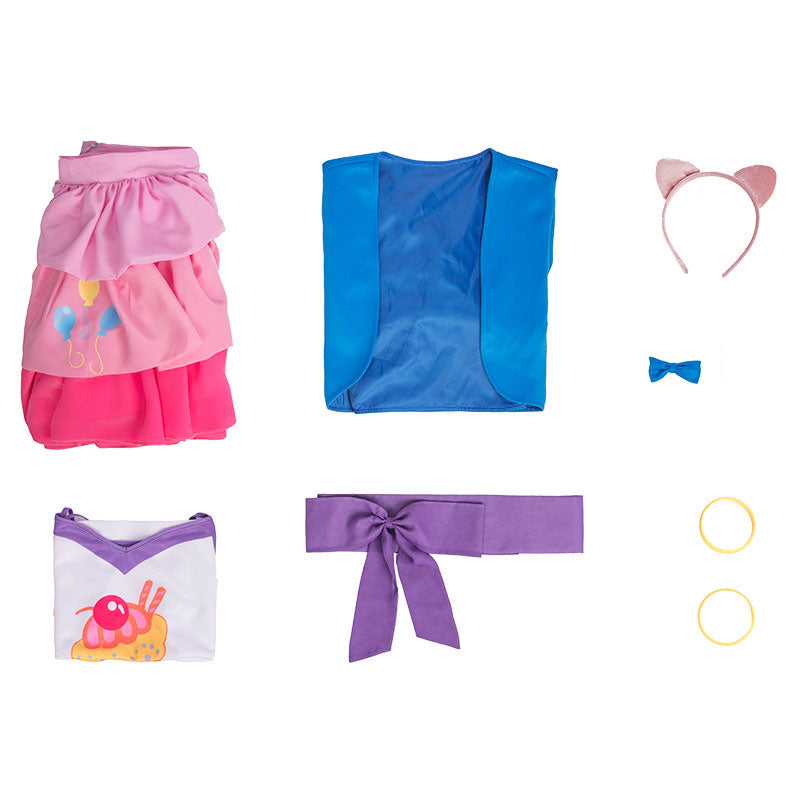 Anime My Little Pony: Friendship Is Magic Pinkie Pie Cosplay Costumes