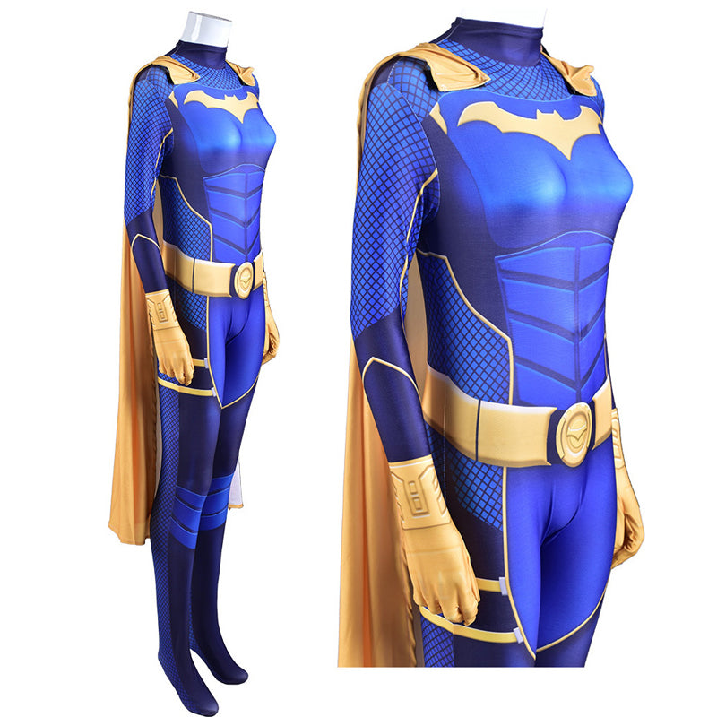 DC Batman Gotham Knight Batgirl Jumpsuit Cosplay Costumes