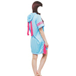 Game Overwatch 2 D.Va Hana Song Hoodie Dress Cosplay Costumes