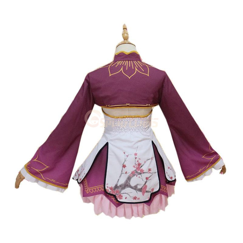 Anime Re:Zero Starting Life in Another World Rem and Ram Chinoiserie Cosplay Costume - Cosplay Clans