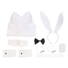 Date A Bullet White Queen Bunnysuit Cosplay Costumes 