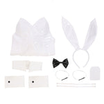 Date A Bullet White Queen Bunnysuit Cosplay Costumes 