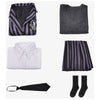 The Addams Family Wednesday Addams School Uniform Cosplay Costumes