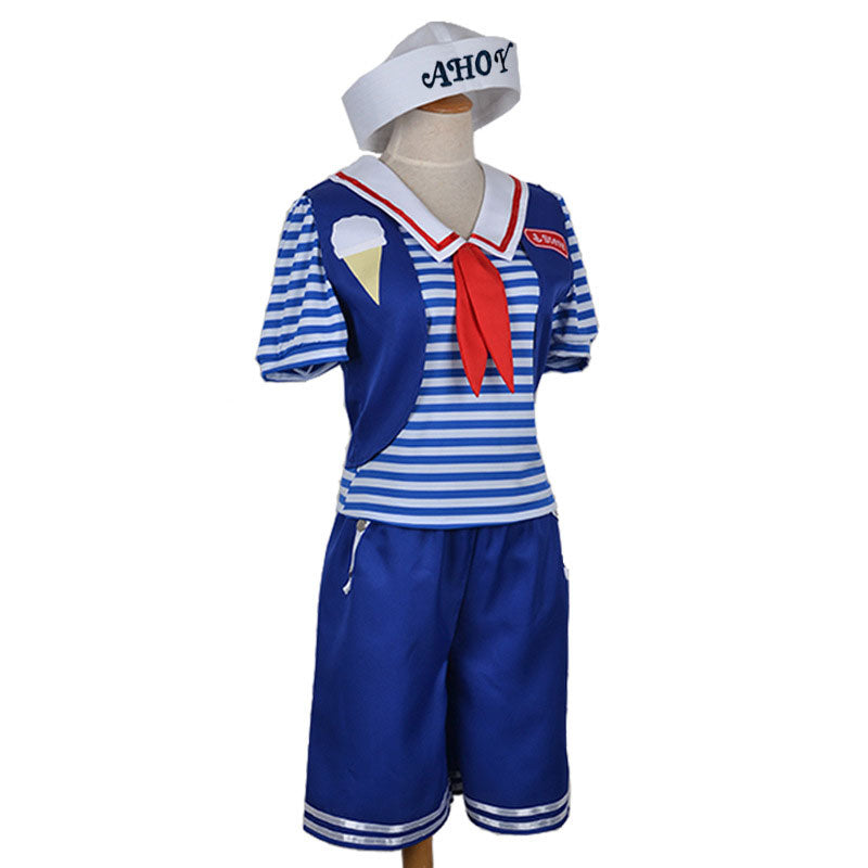 Stranger Things Season 3 Scoops Ahoy Robin Ahoy Steve Harrington Cosplay Costumes