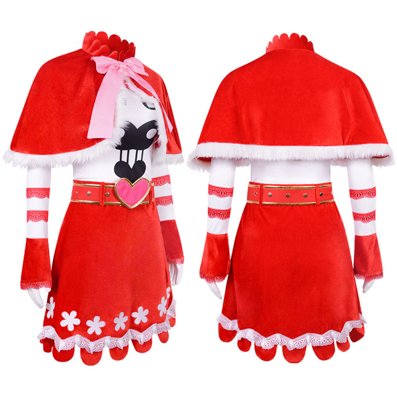 Anime One Piece Perona Christmas Cosplay Costumes 