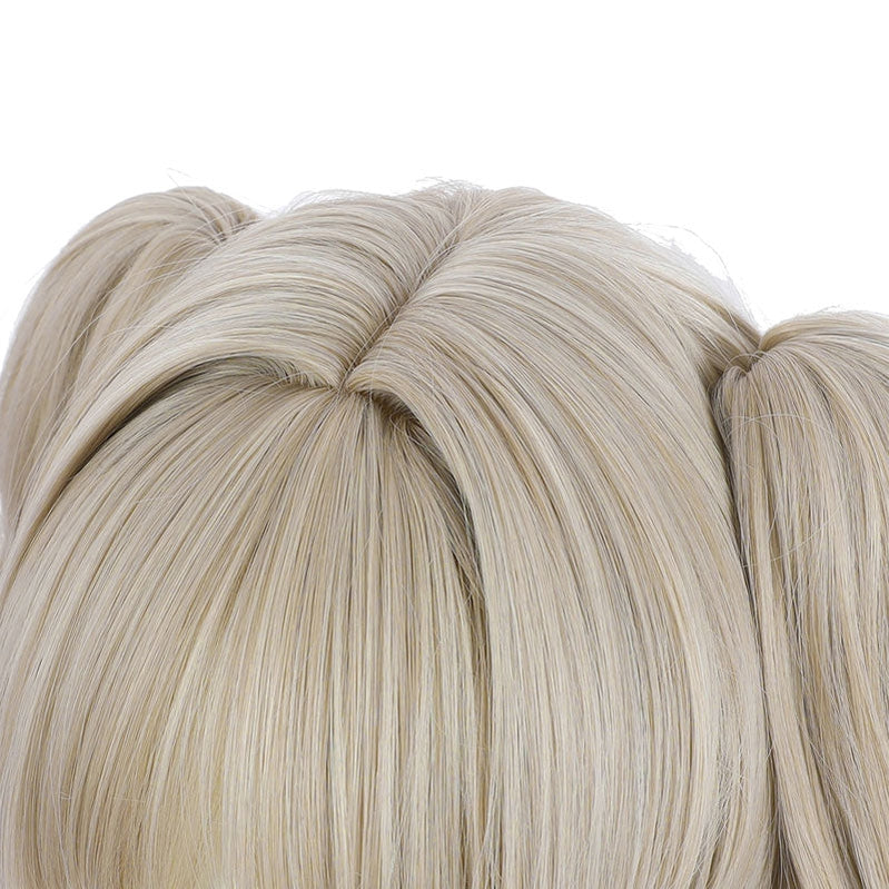 Game Genshin Impact Barbara Curly Blonde Ponytail Cosplay Wigs - Cosplay Clans