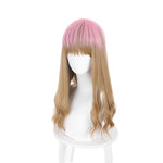 Anime SSSS.DYNAZENON Minami Yume Pink Gradient Brown Long Curly Cosplay Wigs - Cosplay Clans