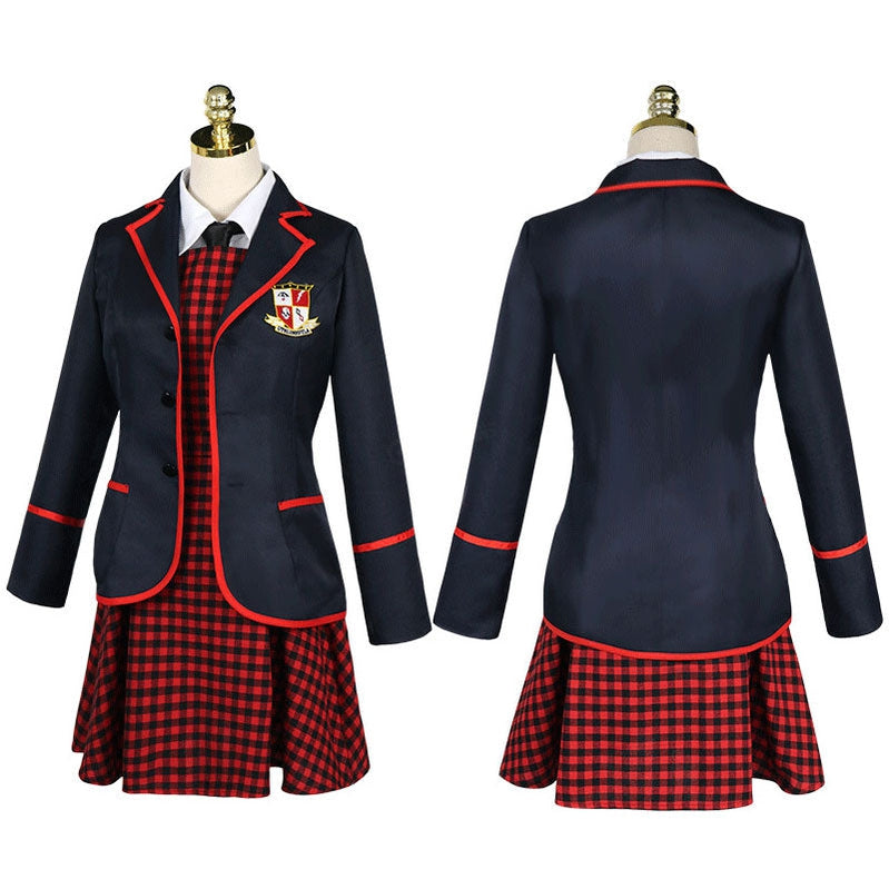 TV The Umbrella Academy Female JK School Uniform Cosplay Costumes - Cosplay Clans