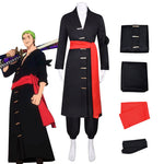 Anime One Piece Wano Country Roronoa Zoro Cosplay Costumes