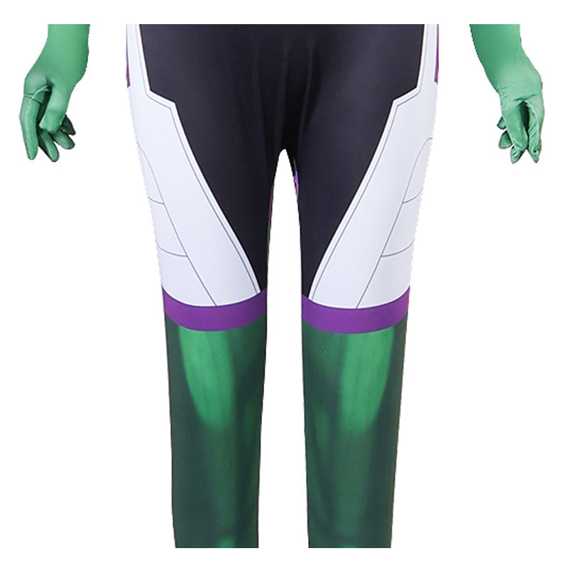 Marvel She-Hulk Jennifer Walters Jumpsuit Cosplay Costumes