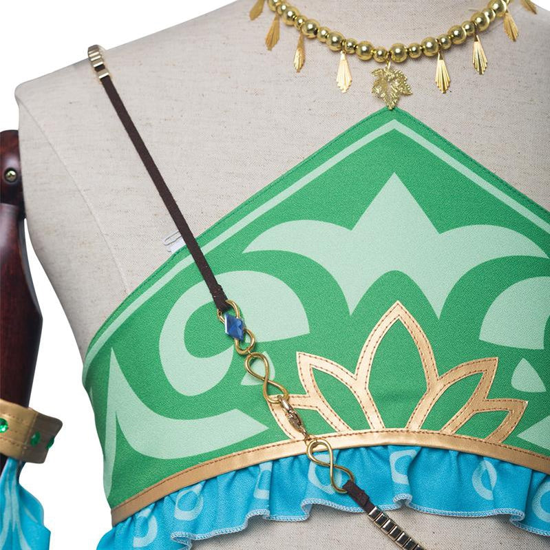 The Legend of Zelda Breath of the Wild Gerudo Link Halloween Cosplay Costume - Cosplay Clans