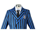 The Addams Family Wednesday Addams Eugene Otinger Nevermore Academy Uniform Cosplay Costumes