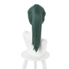 Anime Jujutsu Kaisen Maki Zenin Long Dark Green Cosplay Wigs - Cosplay Clans