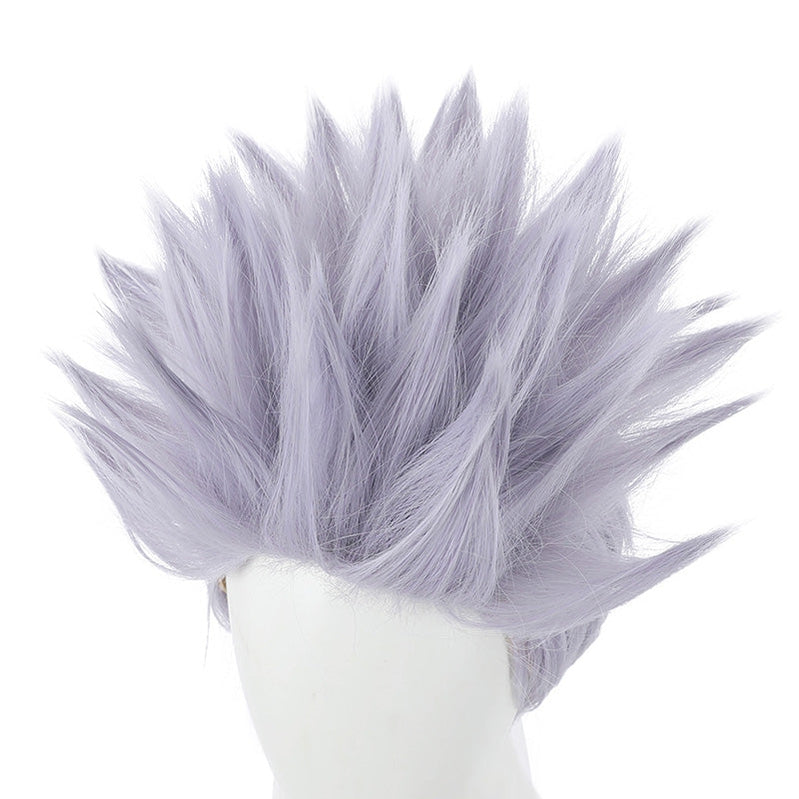 Anime Jujutsu Kaisen Satoru Gojo Short Purple Cosplay Wigs - Cosplay Clans