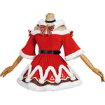 Game Genshin Impact Christmas Barbara Cosplay Costumes - Cosplay Clans