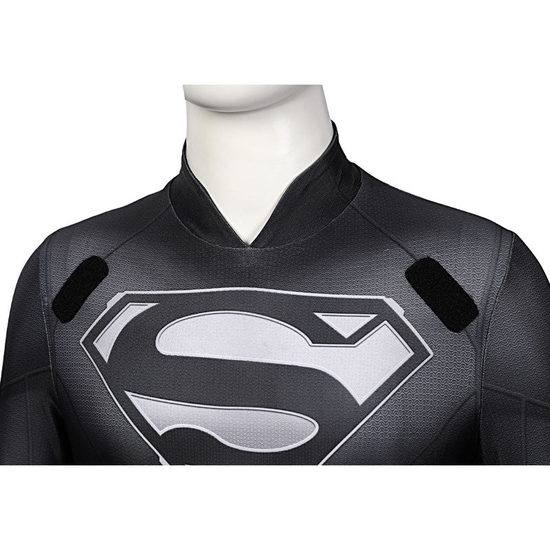 Superman Costume Crisis on Infinite Earths Cosplay Black Suit