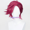 Game LOL Arcane Vi Short Rose Red Cosplay Wigs