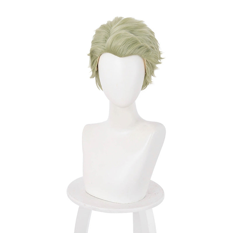 Anime Jujutsu Kaisen Kento Nanami Short Mixed Green Cosplay Wigs - Cosplay Clans