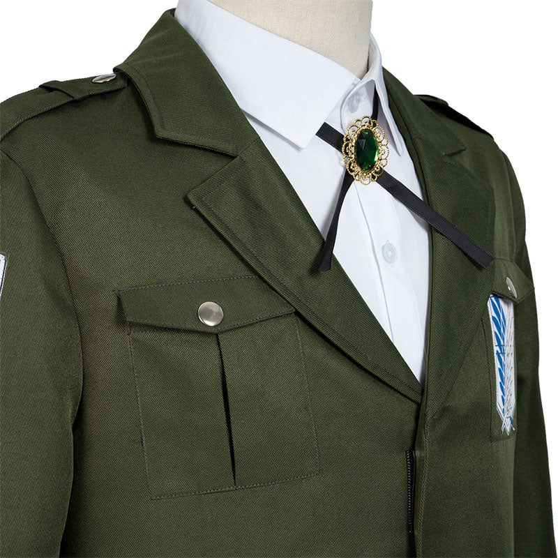 Anime Attack on Titan Season 4 Mikasa Ackerman Armin Survey Corps Cosplay Costume