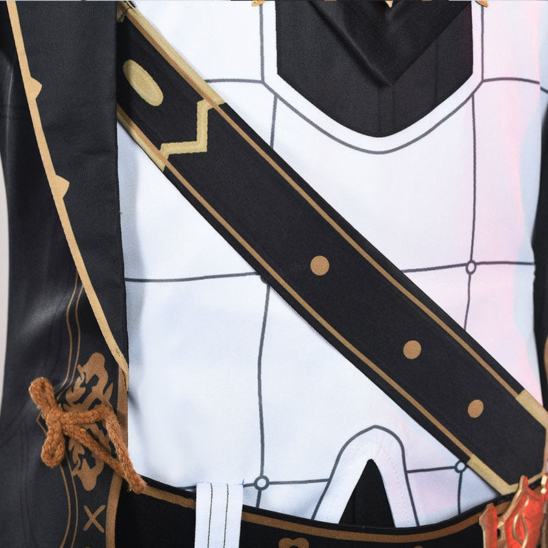 Game Genshin Impact Diluc Ragnvindr Full set Cosplay Costumes - Cosplay Clans