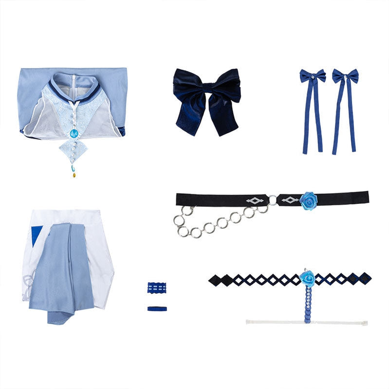 Genshin Impact Jean Summertime Sparkle  Cosplay Costumes