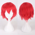 Classic Short 30cm Man Fashion Various Color White Black Gray Brown Pink Red Pruple Blonde Anime Cosplay Wigs - Cosplay Clans