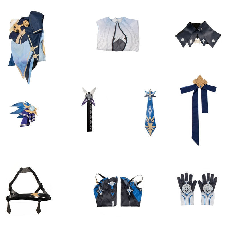 Genshin Impact Eula Cosplay Costumes 