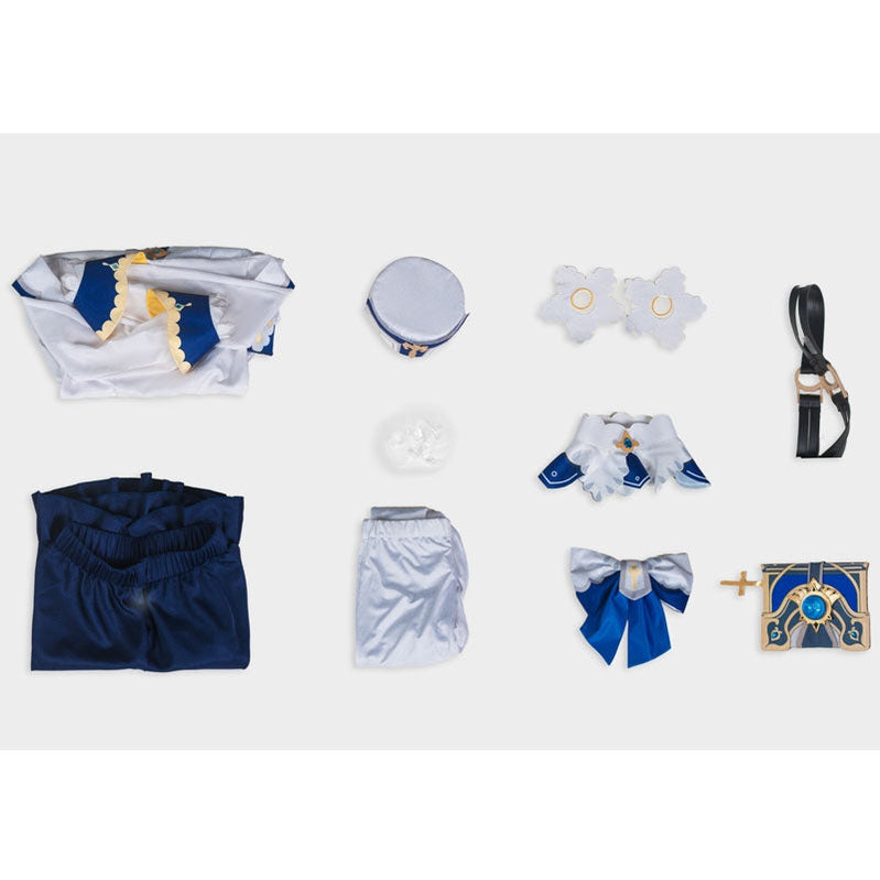 Game Genshin Impact Barbara Full set Cosplay Costumes - Cosplay Clans