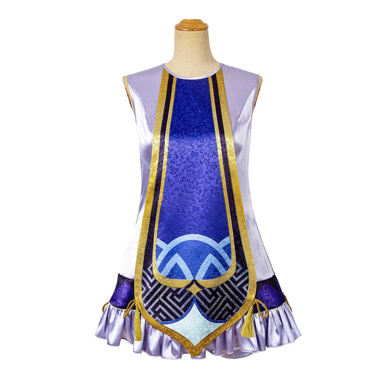 Game Genshin Impact QiQi Fullset Cosplay Costumes - Cosplay Clans