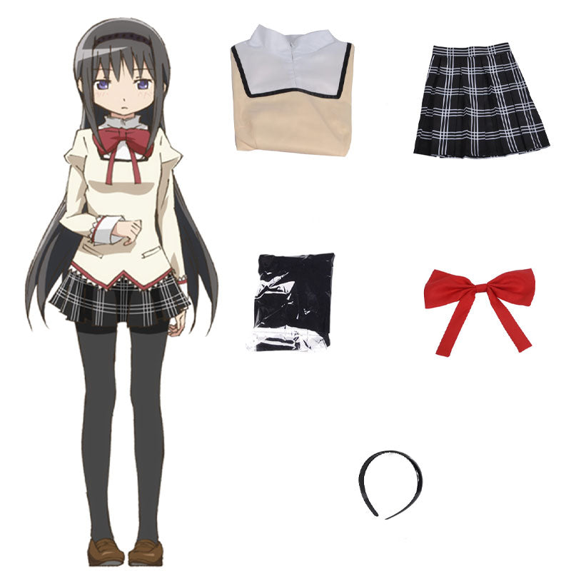 Anime Puella Magi Madoka Magica Uniforms Cosplay Costume