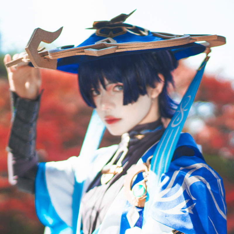 Game Genshin Impact Wanderer Cosplay Hat