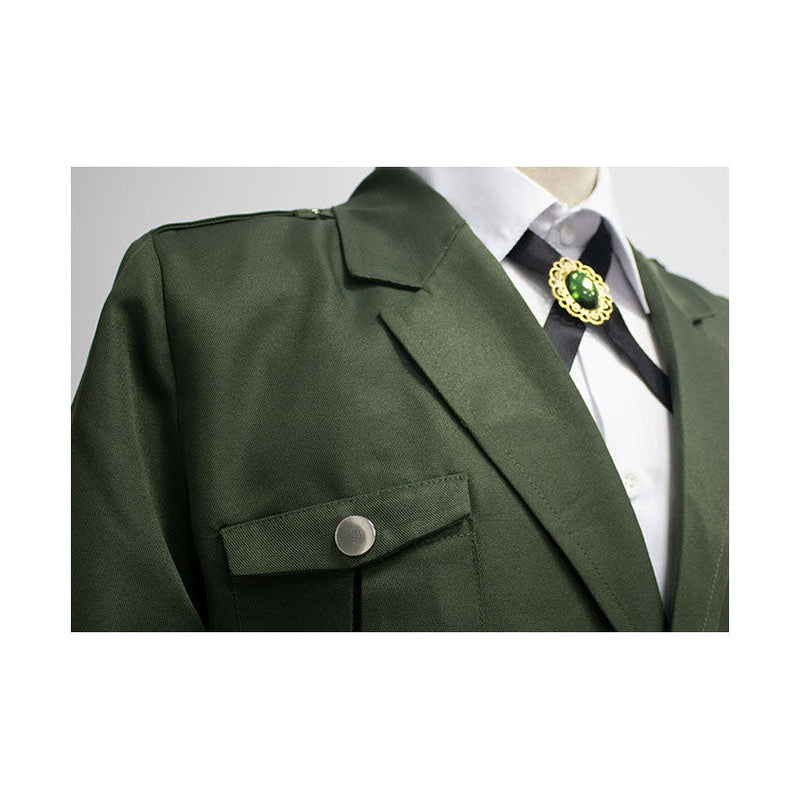 Attack on Titan 4 Season Mikasa Ackerman Survey Corps Cosplay Costume