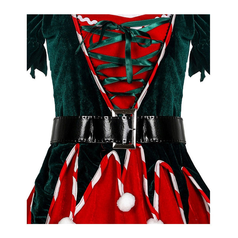 Christmas Stage Performance Cosplay Costumes New Year Party Costumes Female Sexy Christmas Costumes - Cosplay Clans