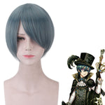 Anime Black Butler Ciel Phantomhive Short Dark Blue Cosplay Wigs - Cosplay Clans