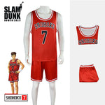 Anime Slam Dunk Hanamichi Sakuragi Basketball Uniform Cosplay Costumes