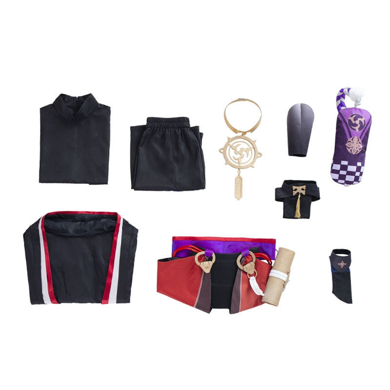 Game Genshin Impact Scaramouche Fullsuit Cosplay Costumes - Cosplay Clans