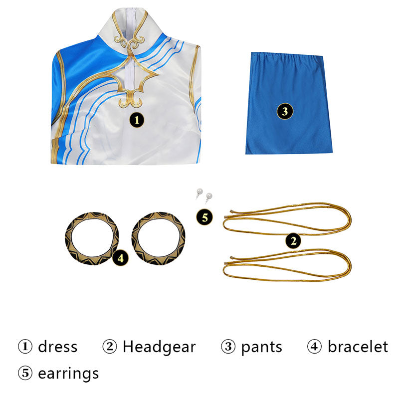 Game Street Fighter 6 Chun-Li Cosplay Costumes - Cosplay Clan