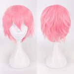 Classic Short 30cm Man Fashion Various Color White Black Gray Brown Pink Red Pruple Blonde Anime Cosplay Wigs - Cosplay Clans