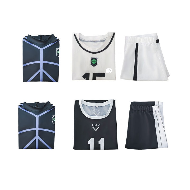 Anime Blue Lock Yoichi Isagi Onesies Jerseys  Cosplay Costumes