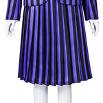The Addams Family Wednesday Addams Purple Uniform Cosplay Costumes