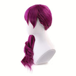 LOL KDA Evelynn Long Braid Hot Pink Cosplay Wigs Women Heat Reddish Violet Hair Wigs - Cosplay Clans
